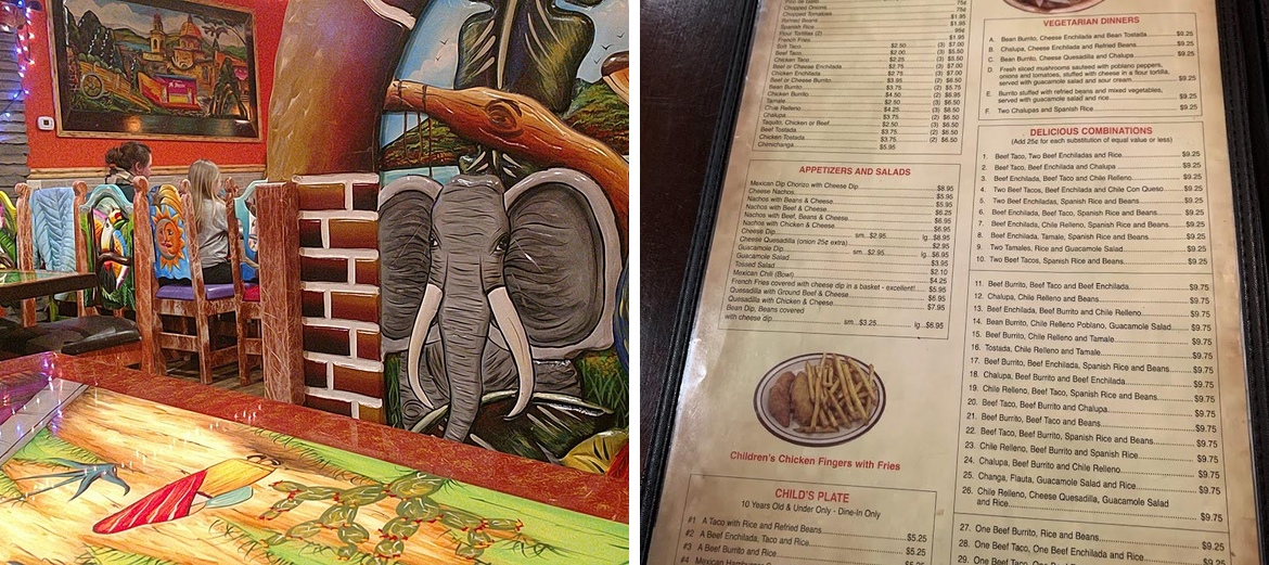 Mi Mexico Menu