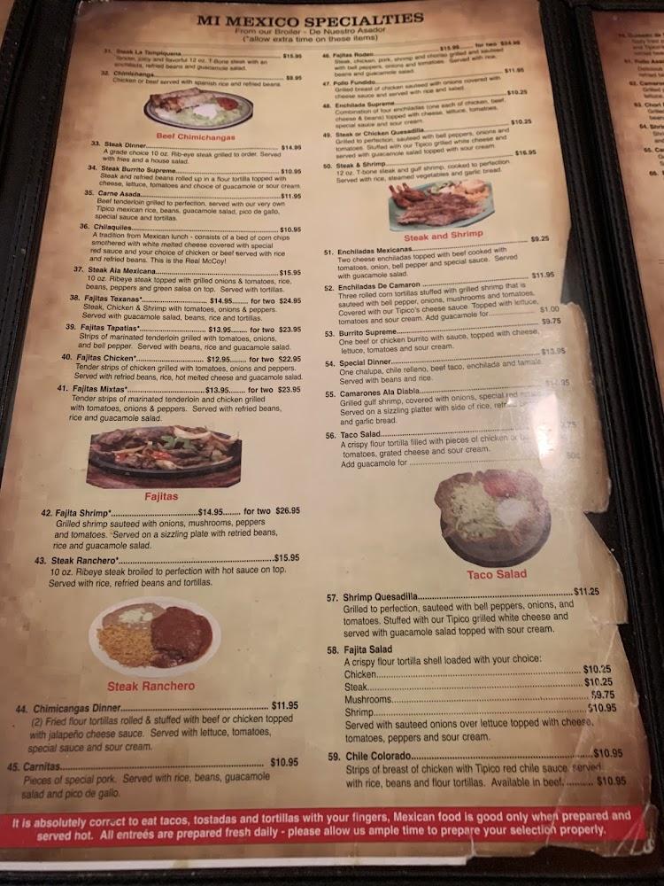 Mi Mexico Menu image 2